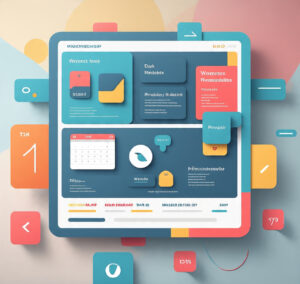 Visual project management dashboard for freelancers